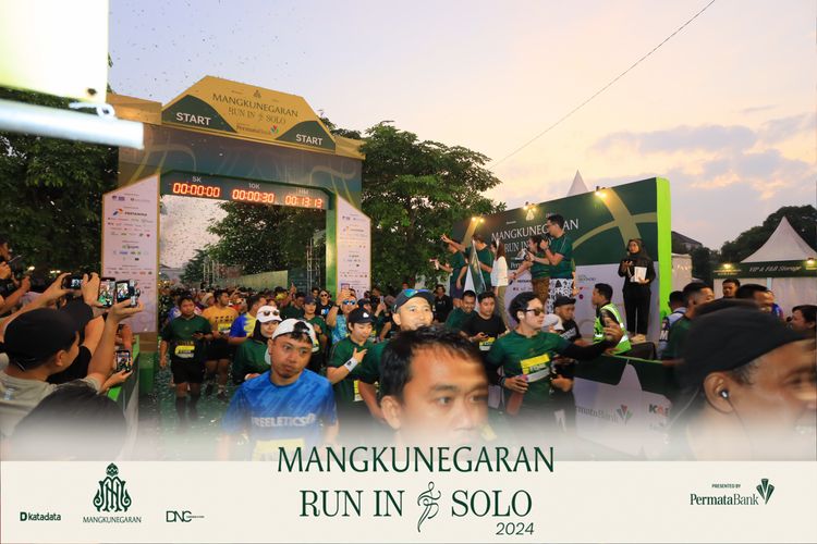 Race photo from Mangkunegaran Run 2024