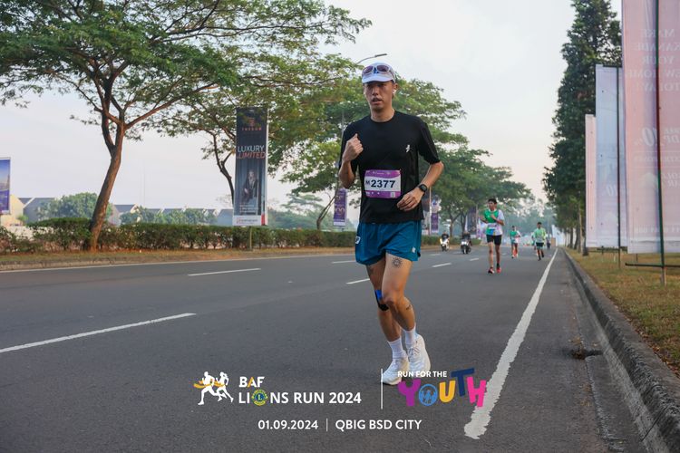 Race photo from BAF LIONS RUN 2024