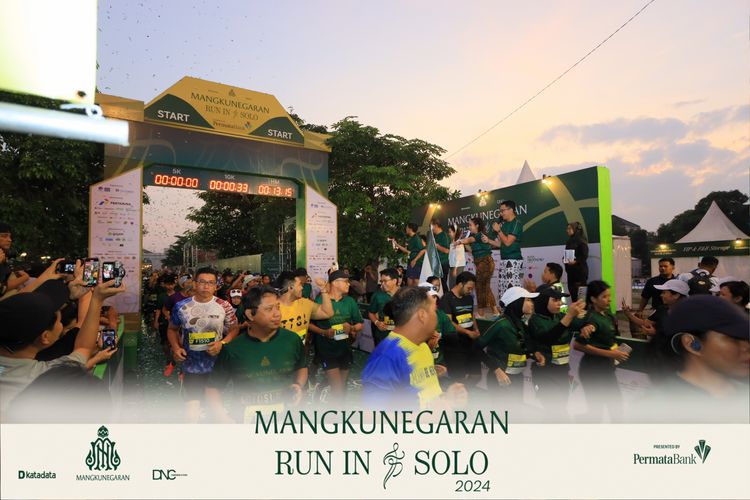 Race photo from Mangkunegaran Run 2024