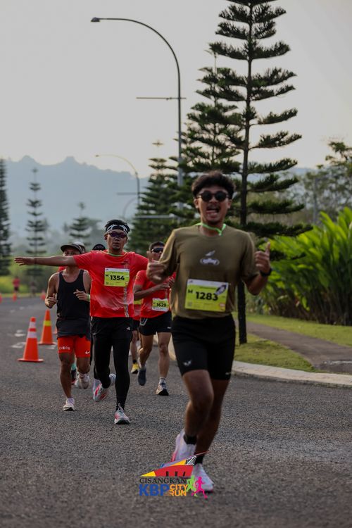 Race photo from CISANGKAN KBP CITY RUN 2025
