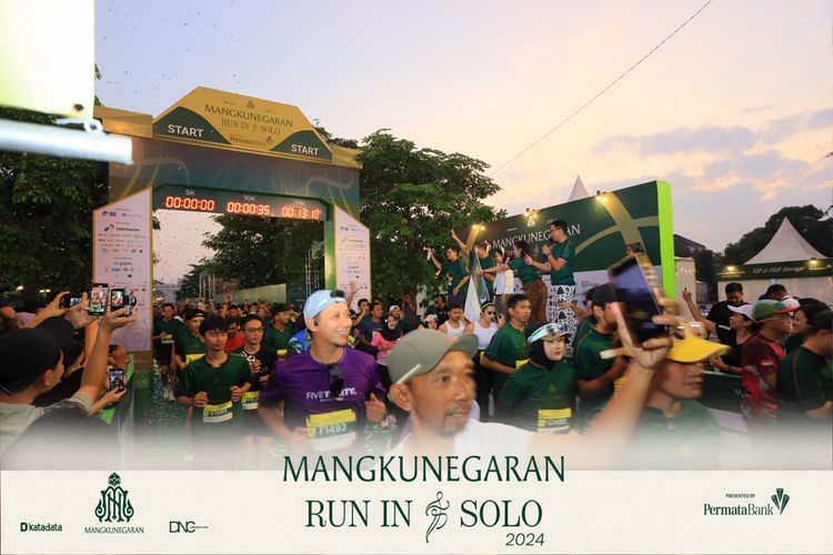 Race photo from Mangkunegaran Run 2024