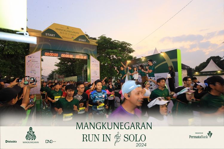Race photo from Mangkunegaran Run 2024