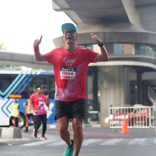 Race photo from SMARTFREN RUN 2026