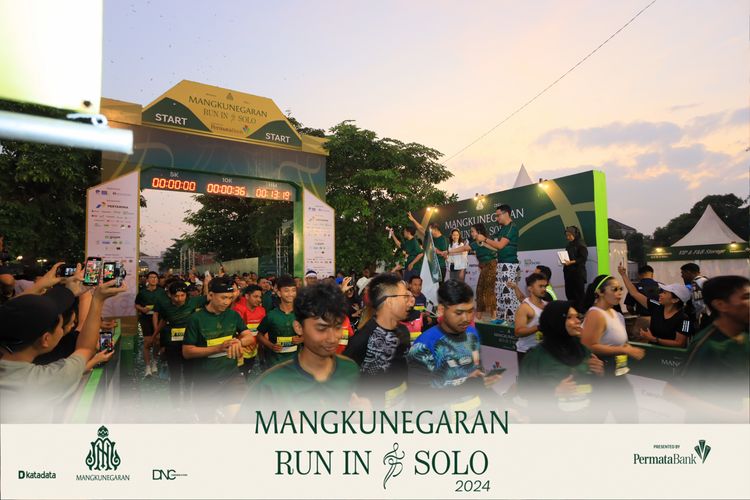 Race photo from Mangkunegaran Run 2024