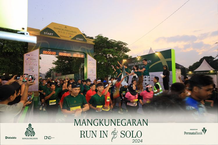 Race photo from Mangkunegaran Run 2024