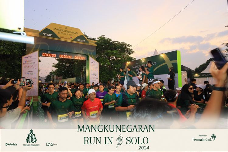 Race photo from Mangkunegaran Run 2024