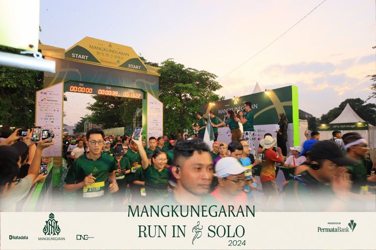 Race photo from Mangkunegaran Run 2024