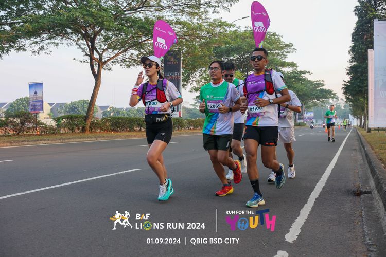 Race photo from BAF LIONS RUN 2024