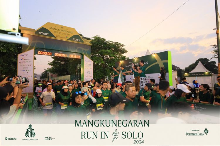 Race photo from Mangkunegaran Run 2024