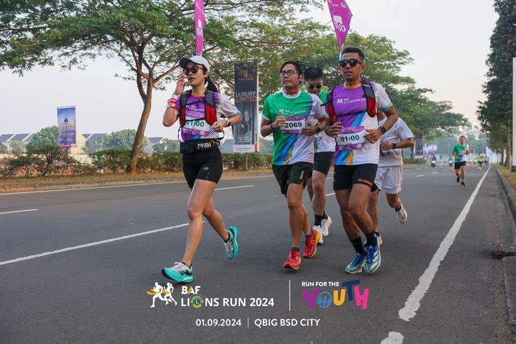 Race photo from BAF LIONS RUN 2024