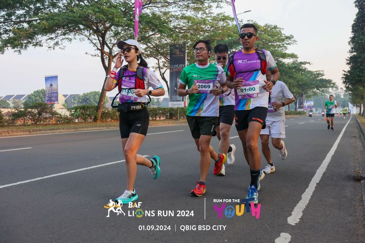 Race photo from BAF LIONS RUN 2024
