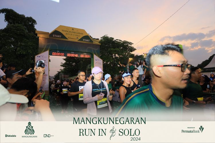 Race photo from Mangkunegaran Run 2024