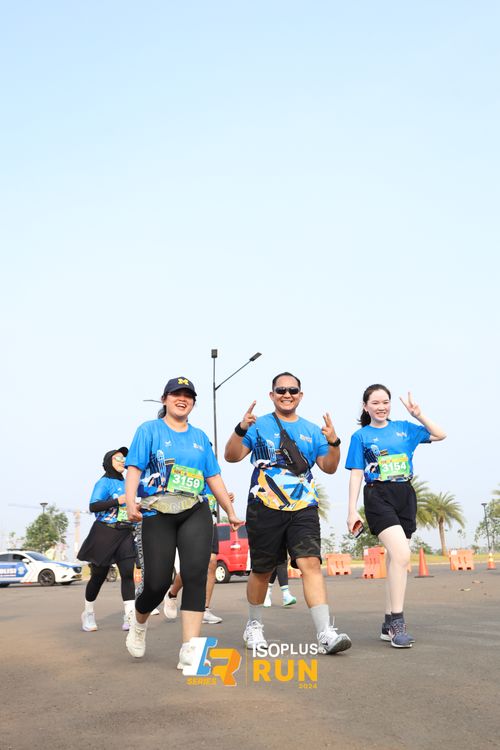 Race photo from ISOPlus Run 2024 Jakarta