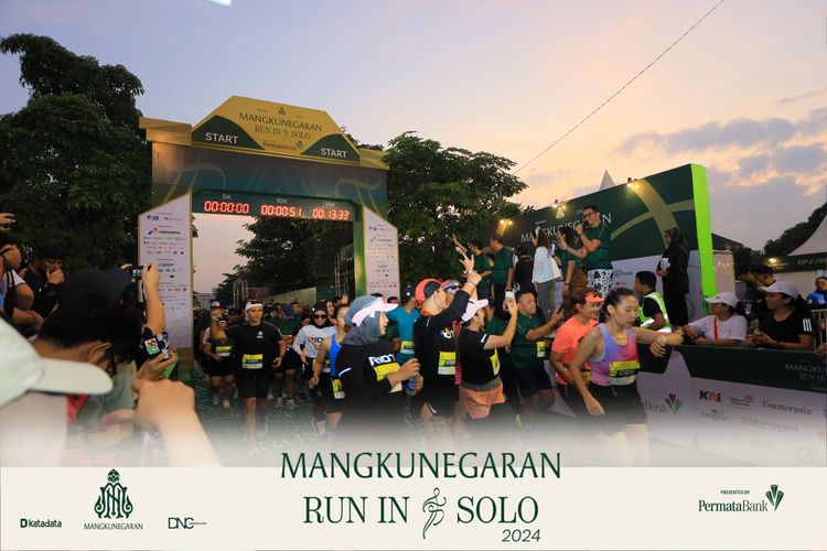Race photo from Mangkunegaran Run 2024