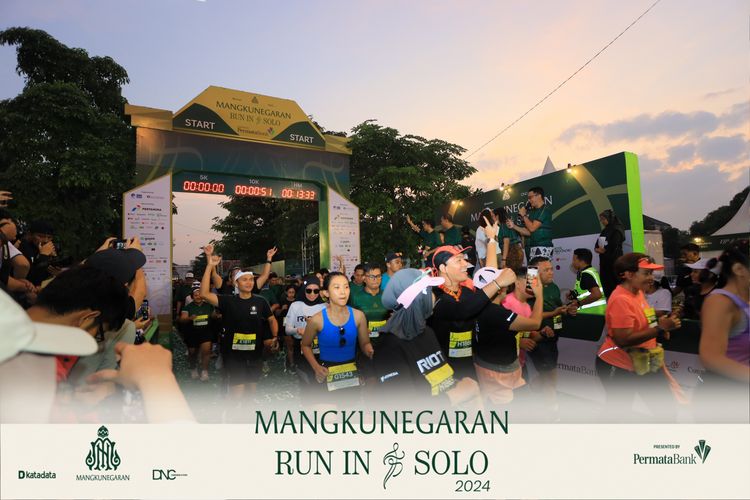 Race photo from Mangkunegaran Run 2024