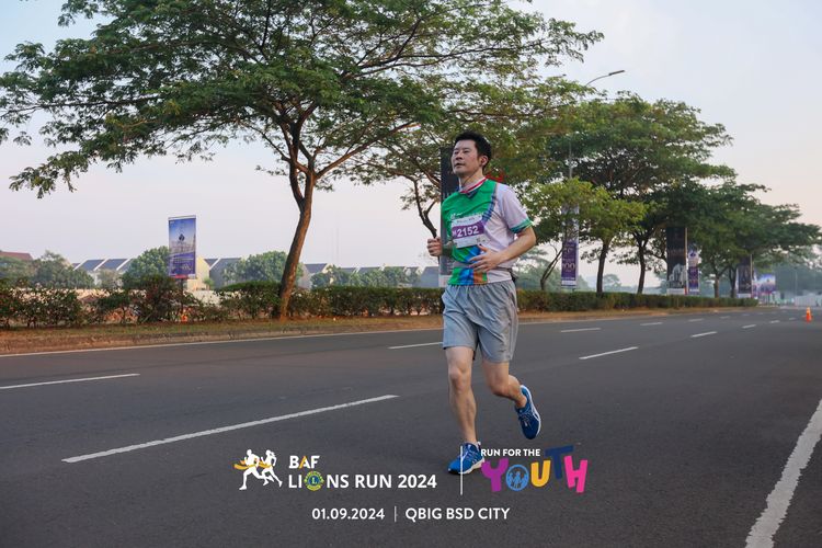 Race photo from BAF LIONS RUN 2024