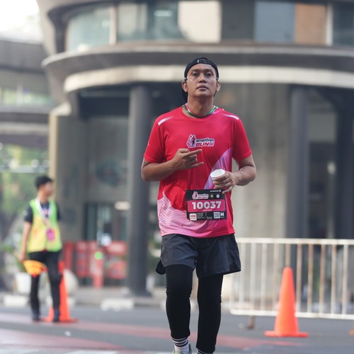 Race photo from SMARTFREN RUN 2026