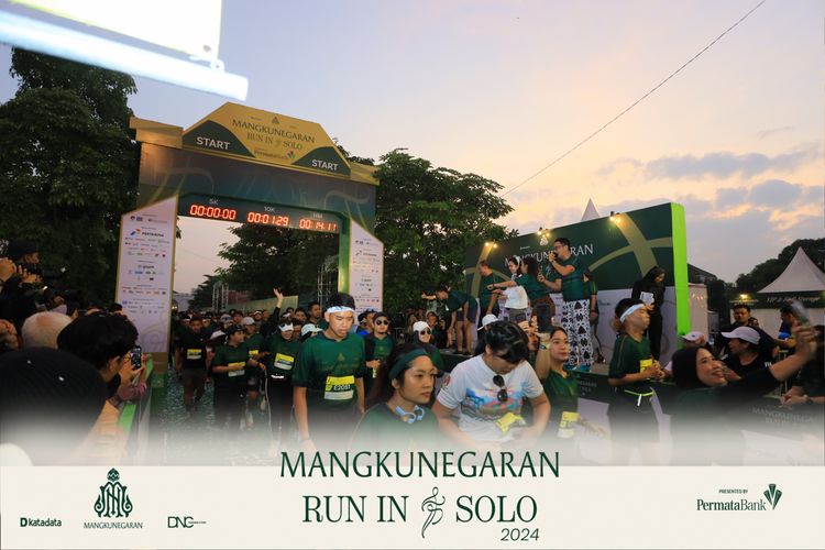 Race photo from Mangkunegaran Run 2024