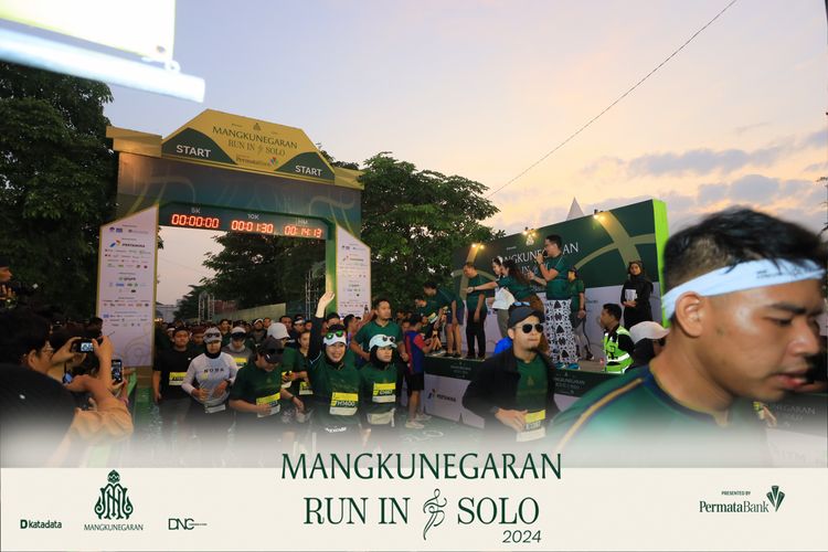 Race photo from Mangkunegaran Run 2024