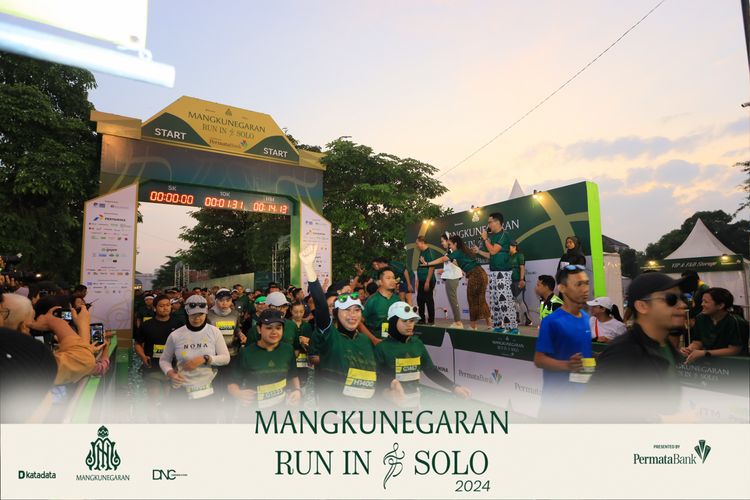 Race photo from Mangkunegaran Run 2024