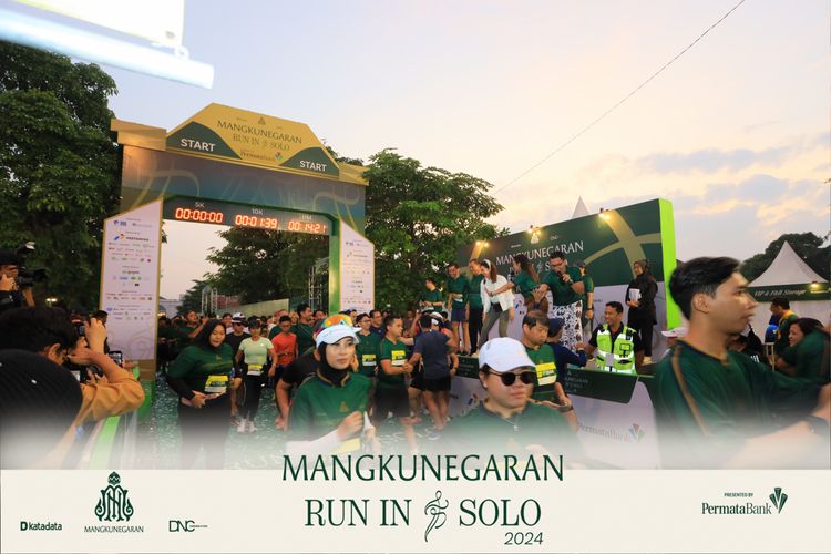Race photo from Mangkunegaran Run 2024