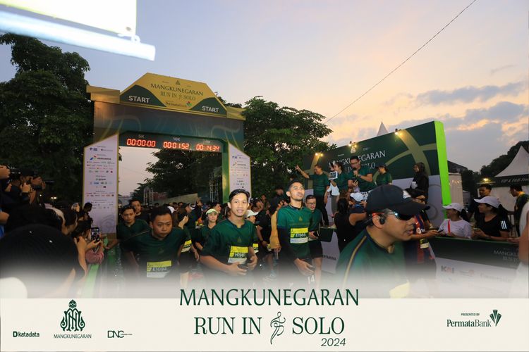 Race photo from Mangkunegaran Run 2024