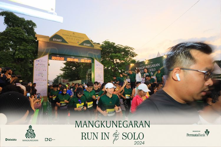 Race photo from Mangkunegaran Run 2024