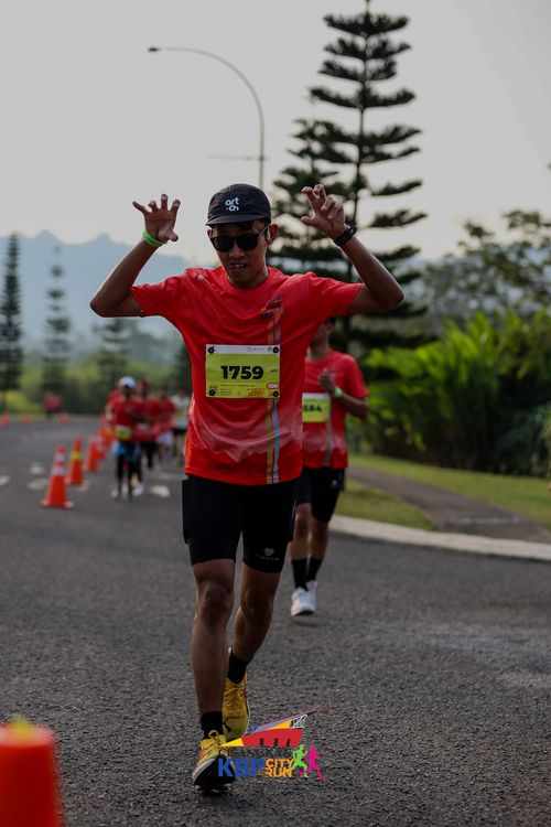 Race photo from CISANGKAN KBP CITY RUN 2025