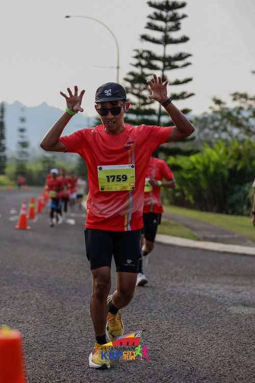 Race photo from CISANGKAN KBP CITY RUN 2025