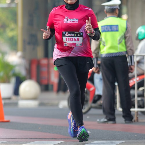 Race photo from SMARTFREN RUN 2026