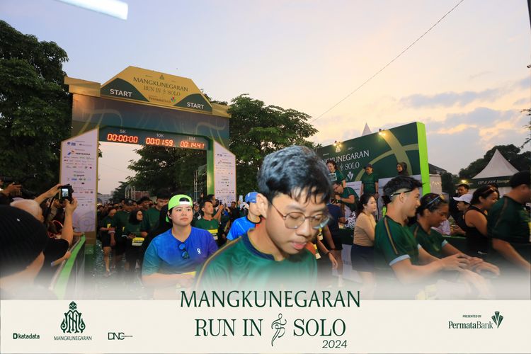 Race photo from Mangkunegaran Run 2024