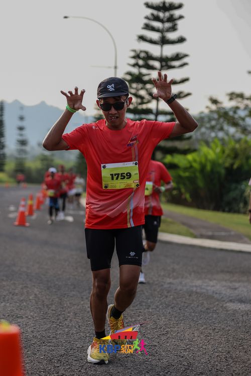 Race photo from CISANGKAN KBP CITY RUN 2025