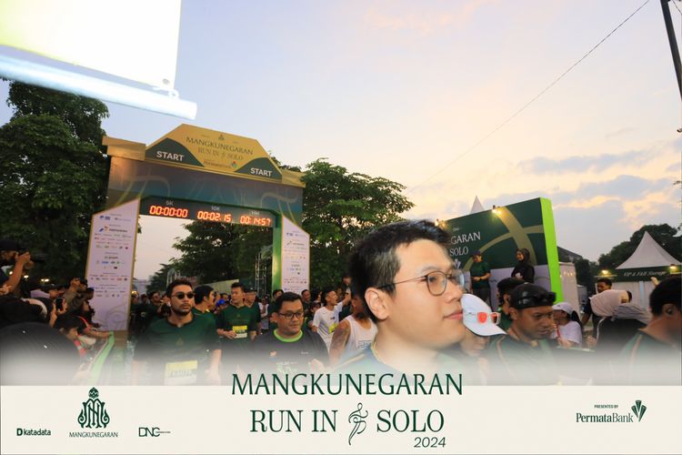 Race photo from Mangkunegaran Run 2024