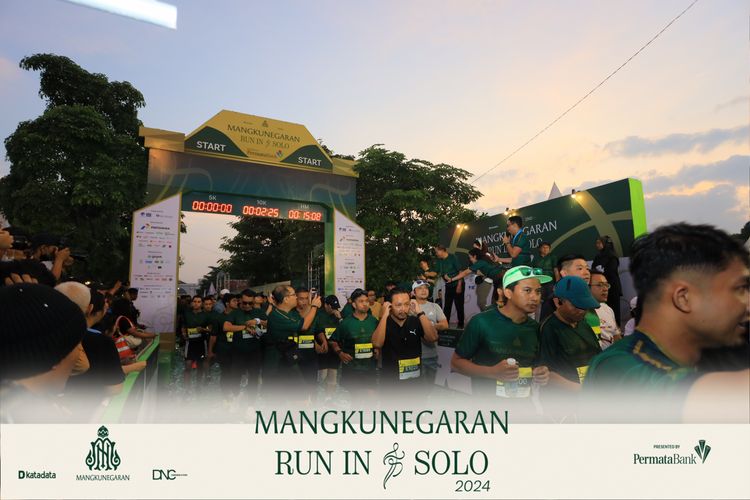Race photo from Mangkunegaran Run 2024