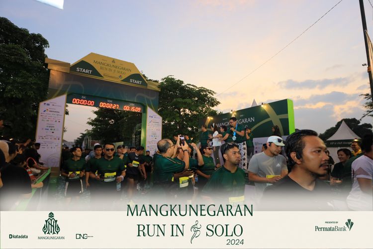 Race photo from Mangkunegaran Run 2024