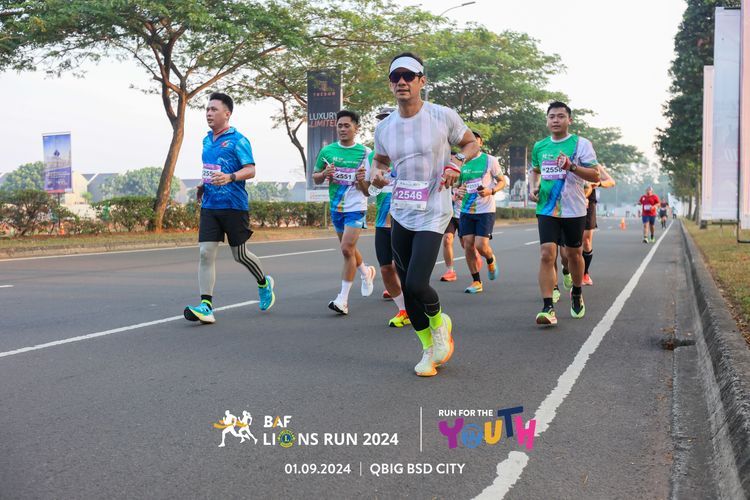 Race photo from BAF LIONS RUN 2024