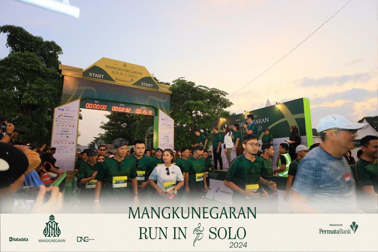 Race photo from Mangkunegaran Run 2024