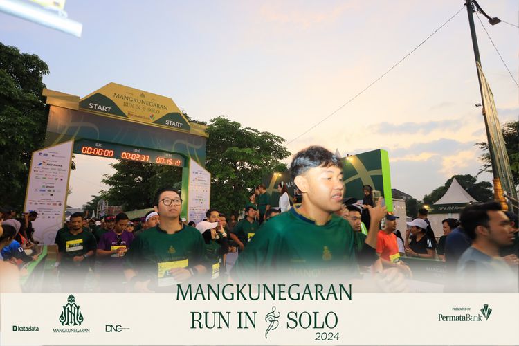 Race photo from Mangkunegaran Run 2024