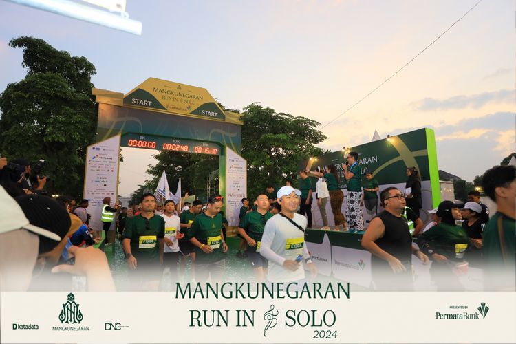 Race photo from Mangkunegaran Run 2024