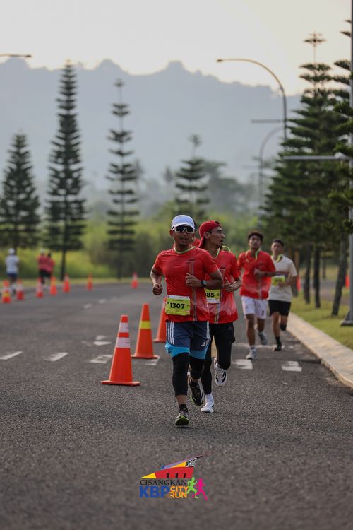 Race photo from CISANGKAN KBP CITY RUN 2025