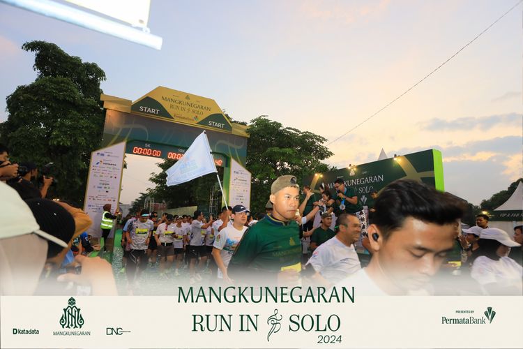 Race photo from Mangkunegaran Run 2024