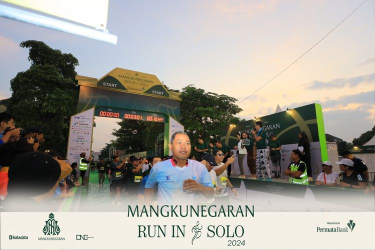 Race photo from Mangkunegaran Run 2024