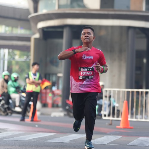 Race photo from SMARTFREN RUN 2026