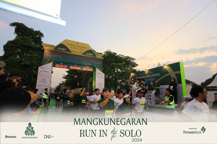 Race photo from Mangkunegaran Run 2024