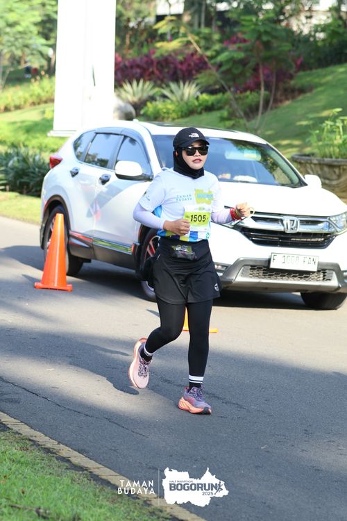 Race photo from Taman Budaya x BOGORUN 2025