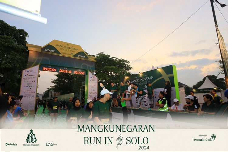 Race photo from Mangkunegaran Run 2024