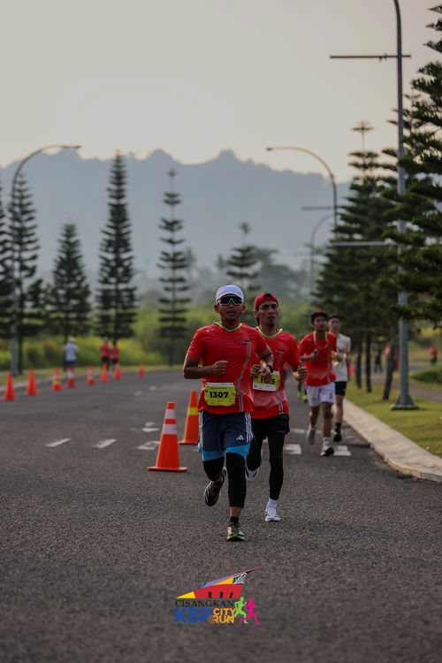 Race photo from CISANGKAN KBP CITY RUN 2025