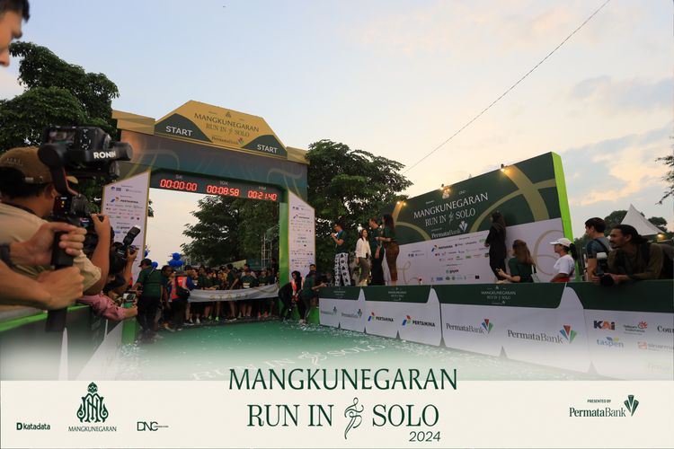 Race photo from Mangkunegaran Run 2024