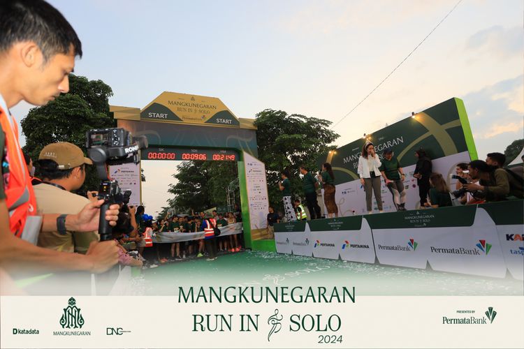Race photo from Mangkunegaran Run 2024