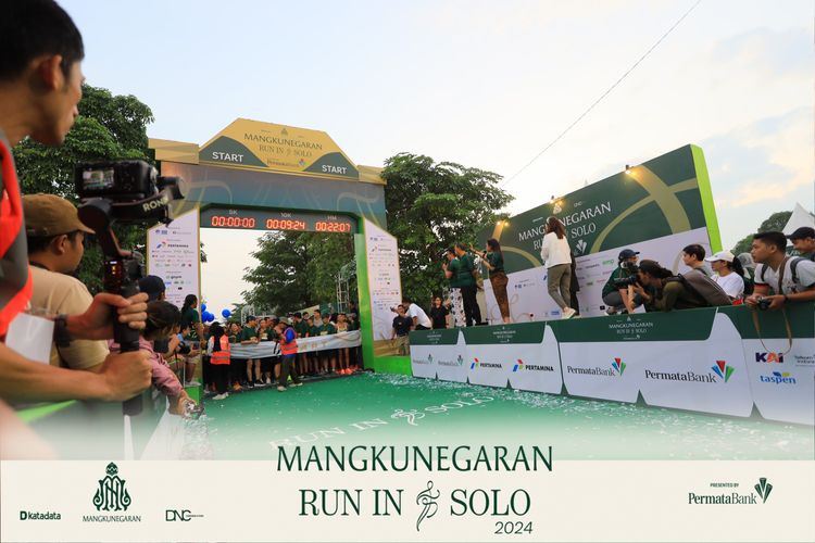 Race photo from Mangkunegaran Run 2024